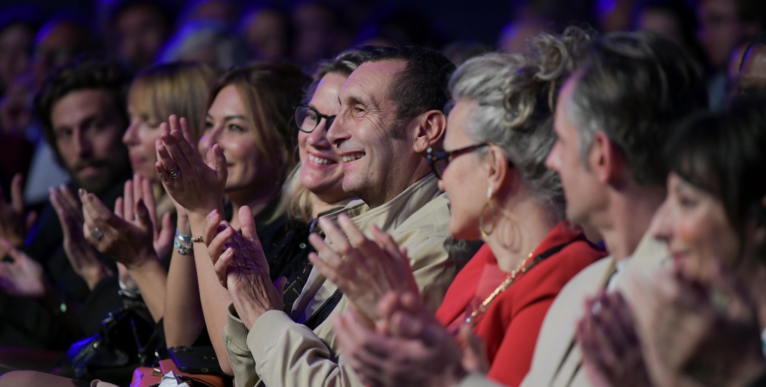 Plusieurs comédiens comme Zinedine Soualem, Shirley Bousquet, Armelle ou Axelle Laffont. ont participé au lancement de l'édition 2023. Photo Pascal Maillet