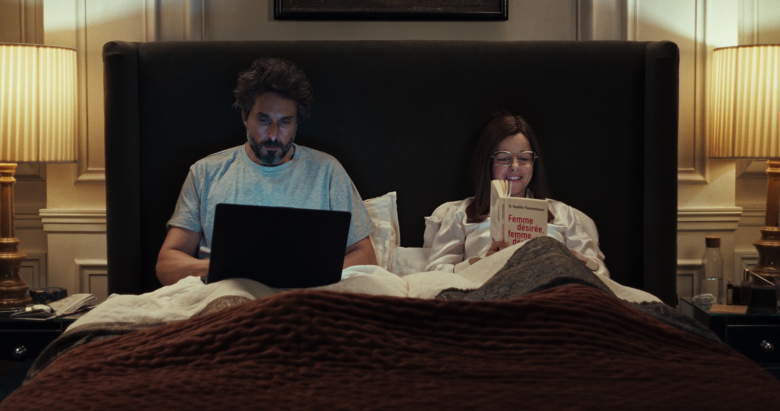 Vincent Elbaz et Laure Calamy, un couple plus tout à fait sur la même longueur d'onde. Photo Chapka Films.