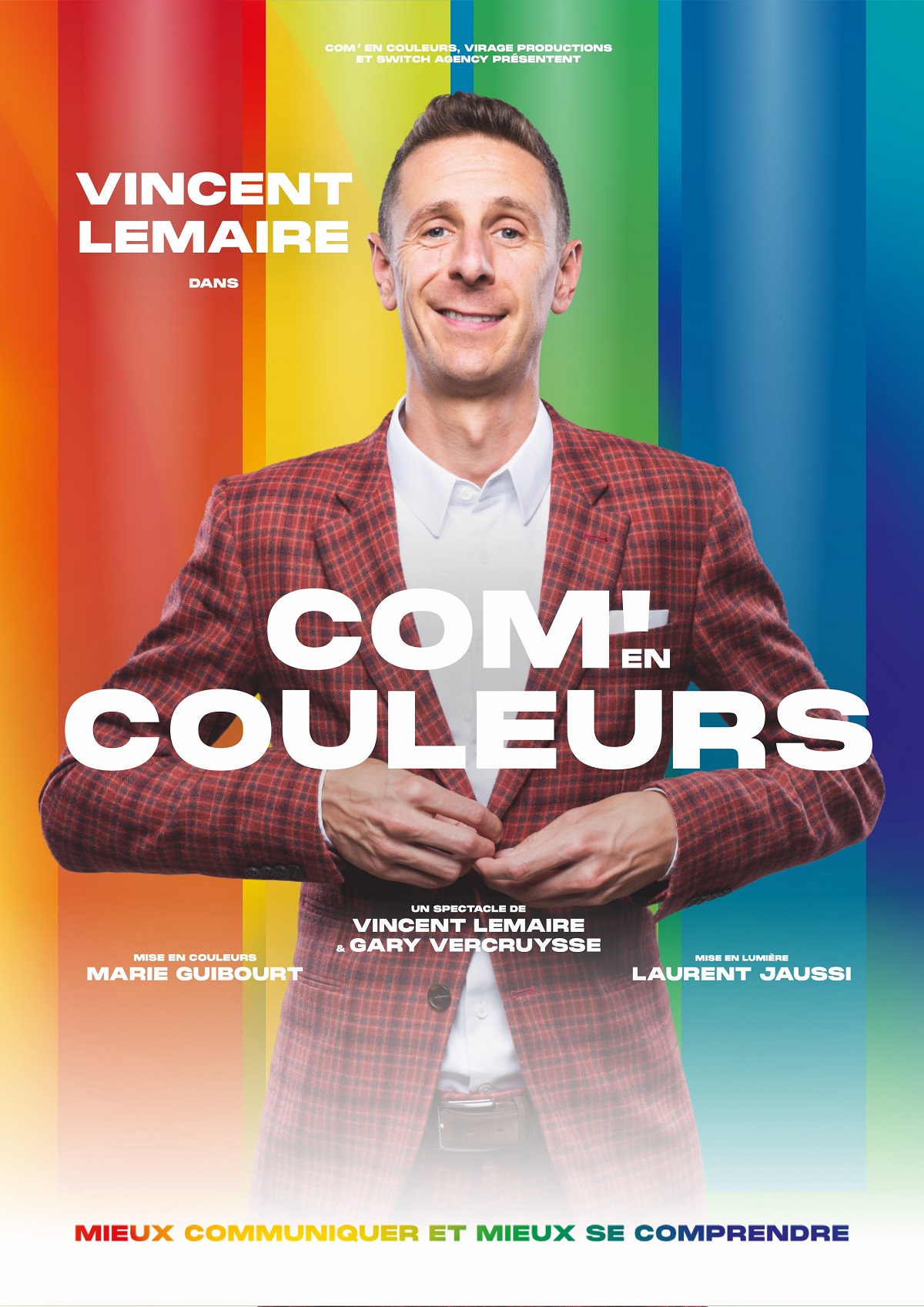 Com' en couleurs, le spectacle qui permet d'apprendre à mieux communiquer, ce vendredi 15 au Zénith de Lille.