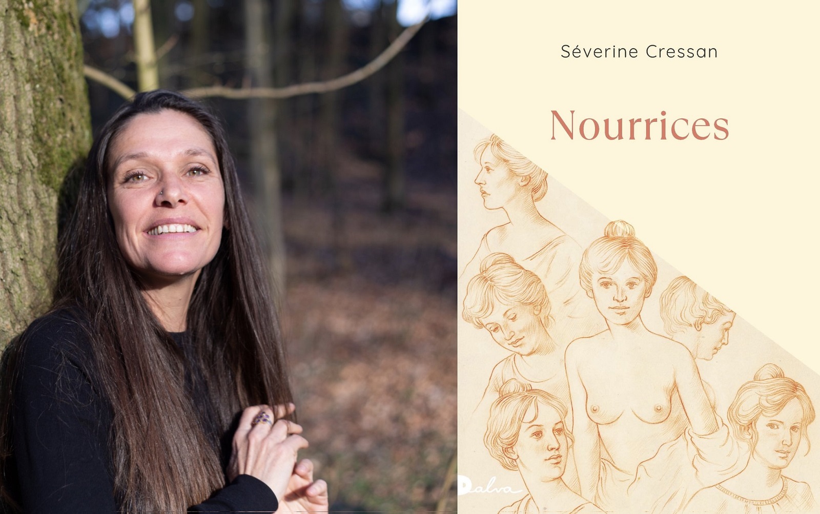 Séverine Cressan connaît un franc succès avec son roman Nourrices.