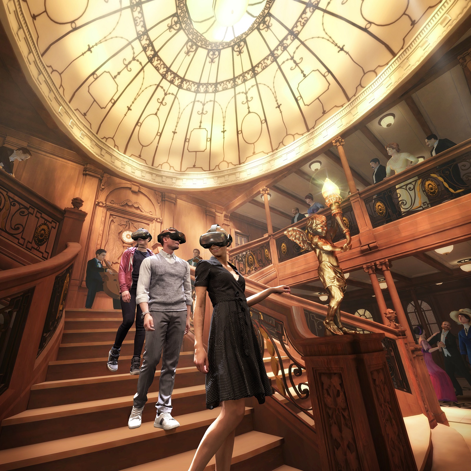 Titanic, le rêve englouti vous permet de visiter les principaux espaces du bateau. Alice Noureux, Fred Radix et Guillaume Collignon donneront La claque à Tourcoing.
