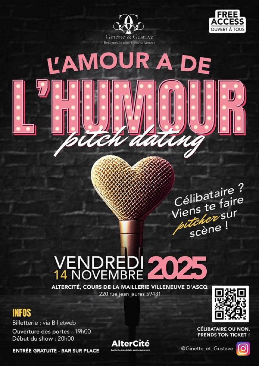 Mêler humour et amour c'est le concept proposé ce vendredi à la Maillerie.