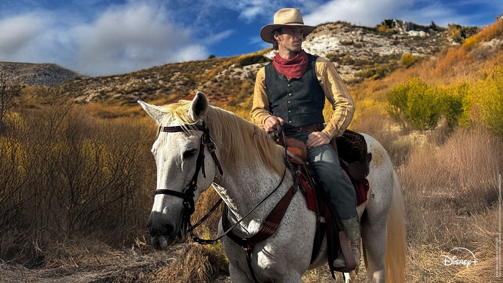 Alban Lenoir est le nouveau Lucky Luke. (c) Disney+