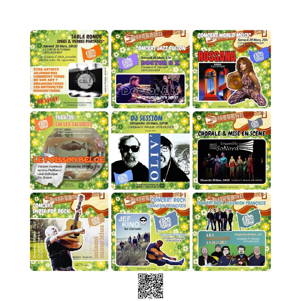 La première édition du Flag festival est programmée ce week-end à Verlinghem.