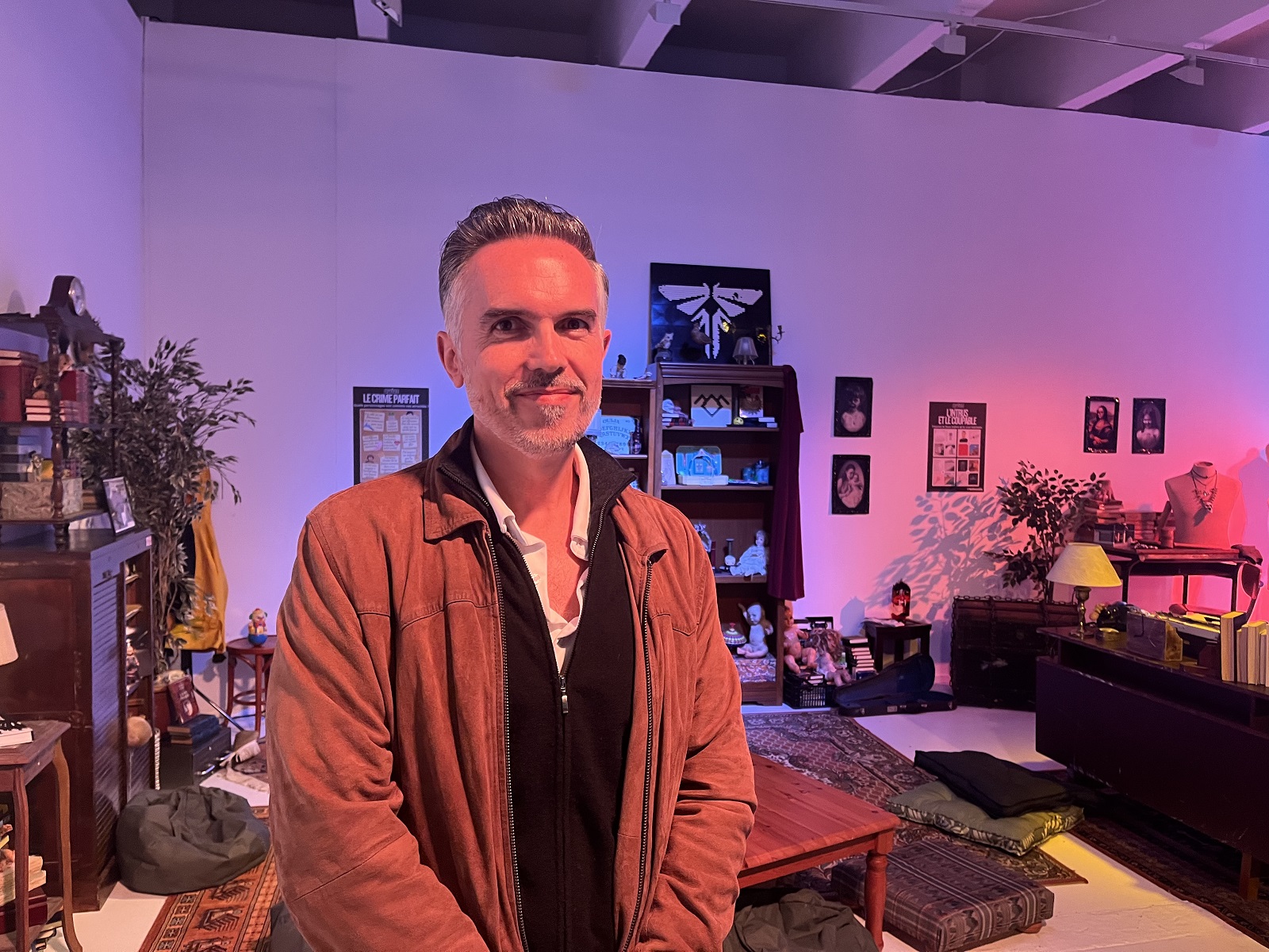 Maxime Chattam était un parrain heureux de la nouvellle exposition de Séries Mania.