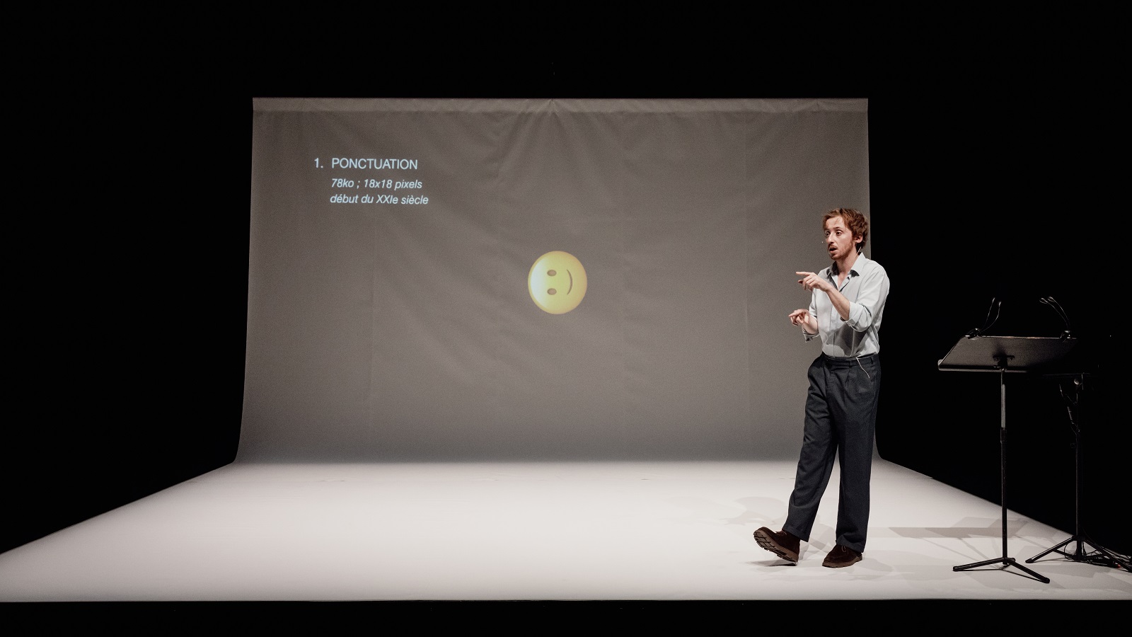 Joaquim Fossi a décidé de relever le défi du seul en scène. (c) Simon Gosselin