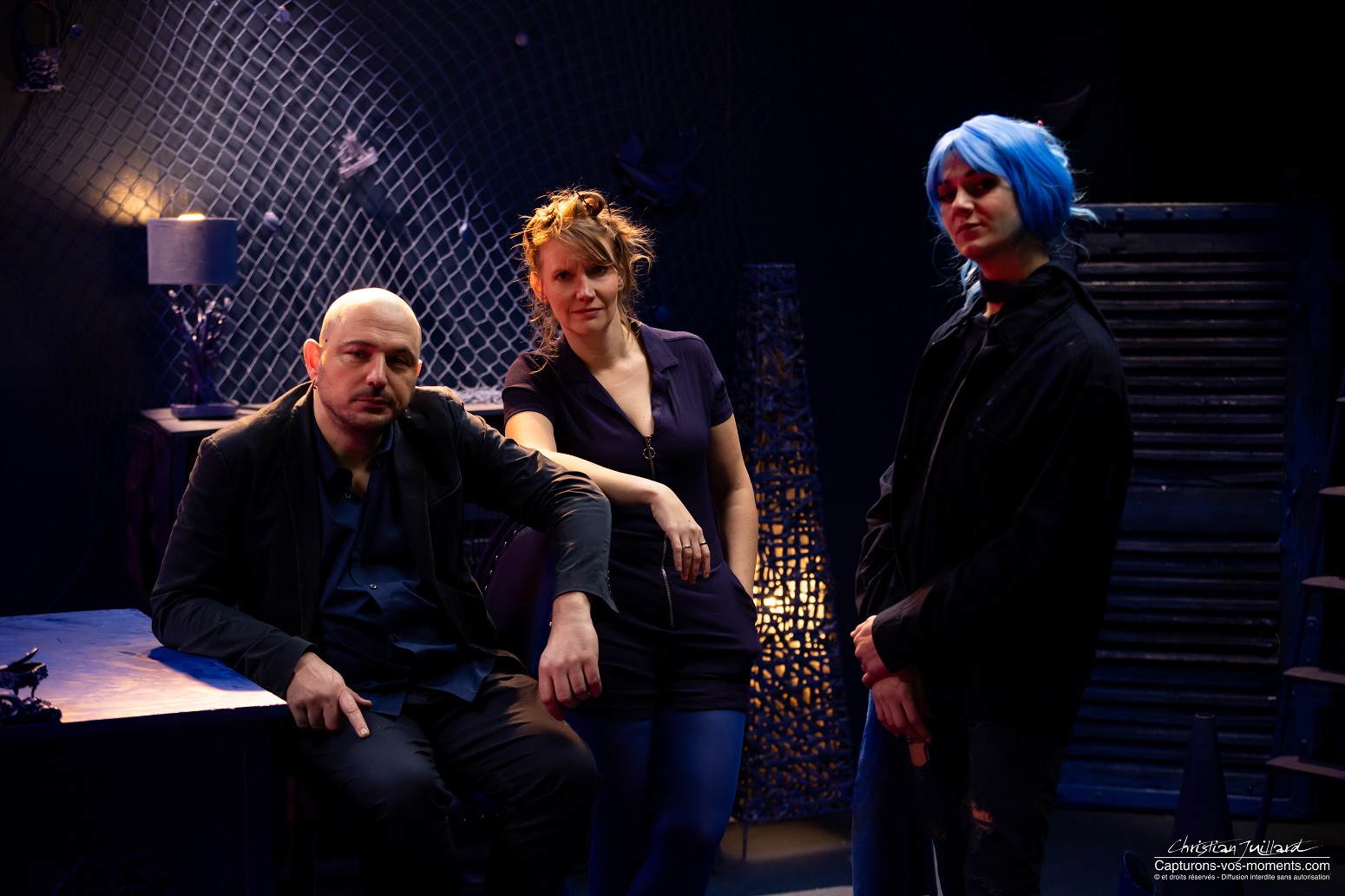 Cris et Sofi ont fait appel à Amanda pour le nouveau clip de Vilain coeur. (c) Christian Juillard