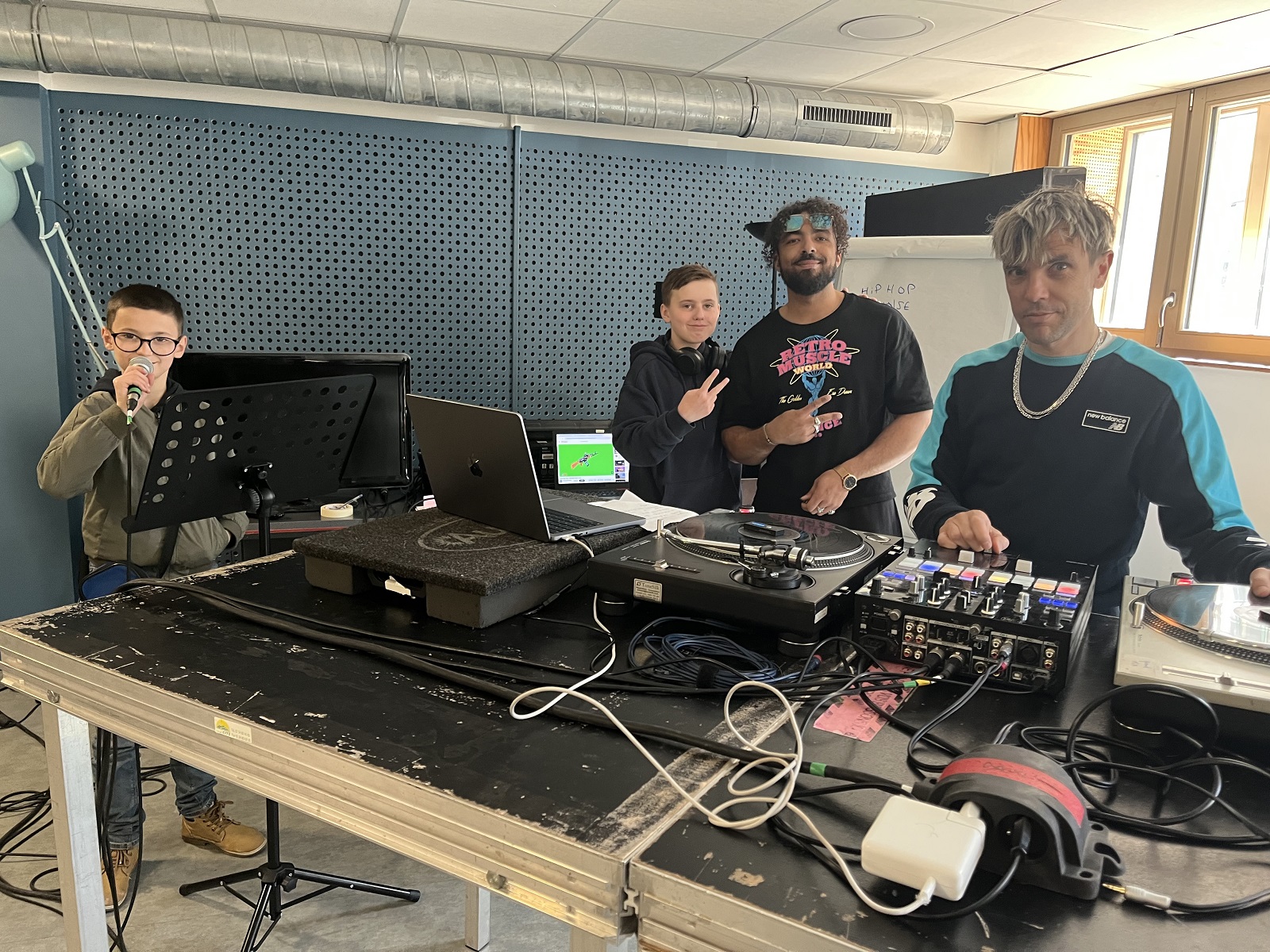 Des jeunes tourquennois ont découvert la musique avec de vrais artistes au Grand Mix.