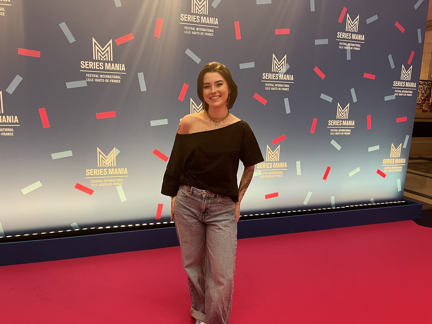 Ellie Genvo était conviée comme créatrice de contenu au festival Séries Mania.