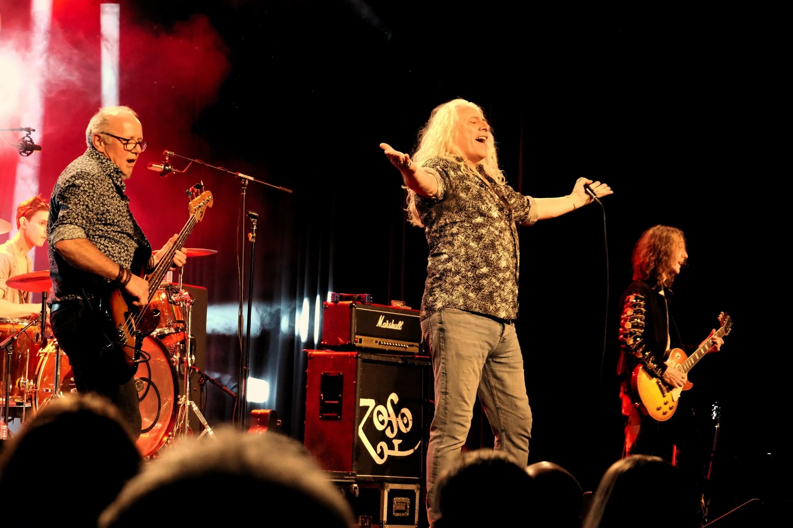 Billy Kulke reprend avec un immense succès les tubes de Led Zeppelin avec Letz Zep. (c) Ralf Louis