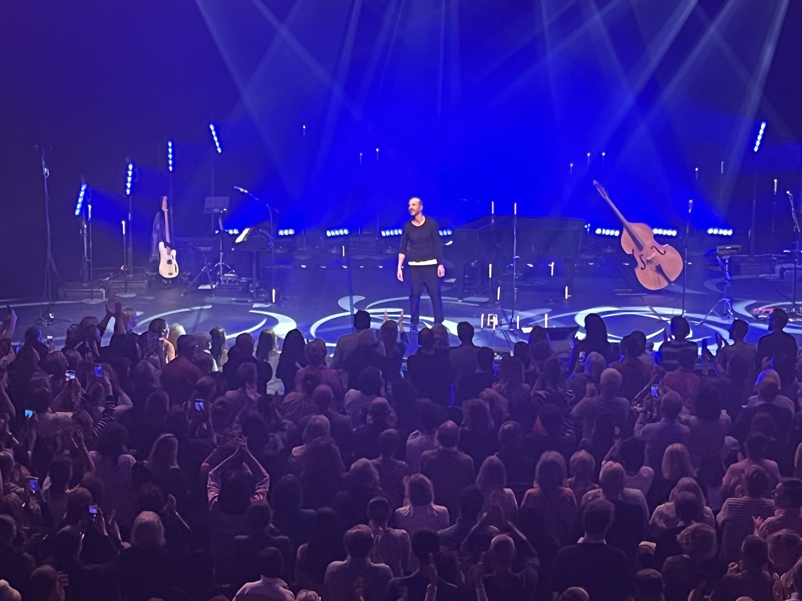 Calogero a enchanté le Colisée de Roubaix vendredi soir.