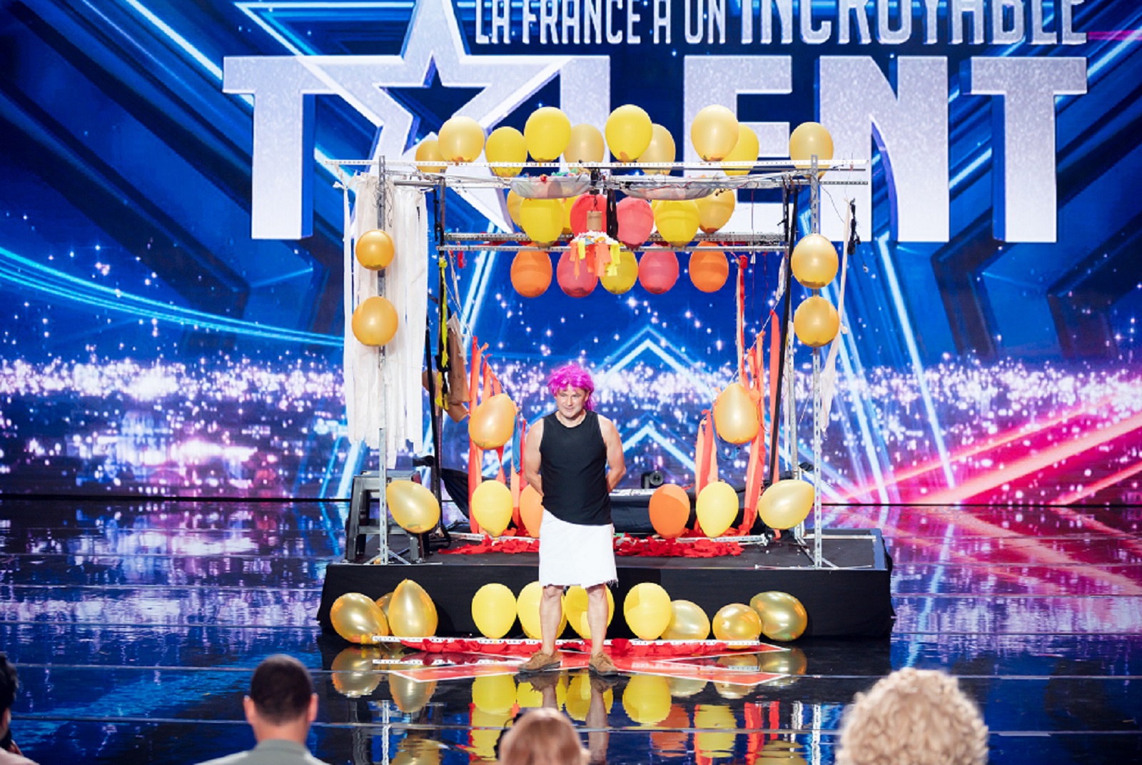 Le Provinois Laurent 1974 sera ce mercredi dans la soirée d'auditions de La France a un incroyable talent (c)Juien Thueil-M6.